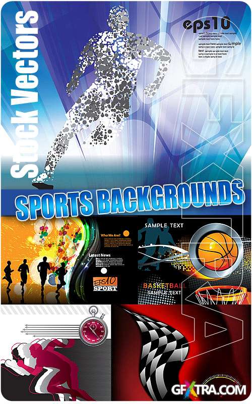 Sports background - Stock Vectors