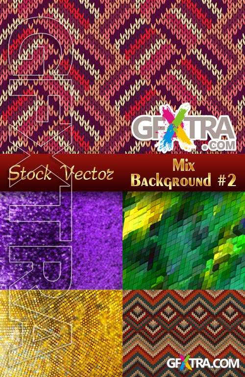 Mix. Vector Backgrounds #2 - Stock Vector
