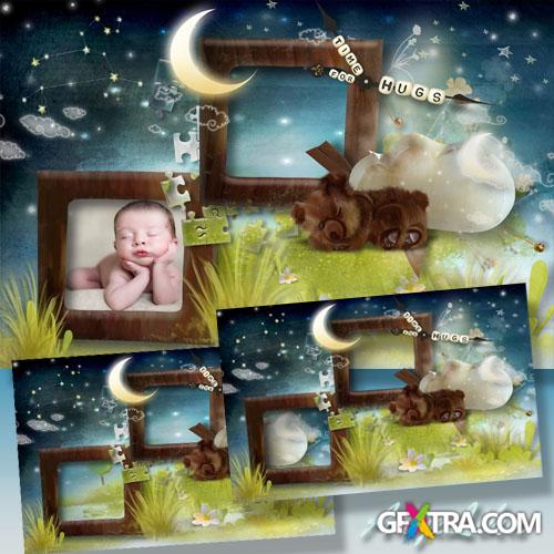 Photoframe for Kids - Sweet dreams, baby