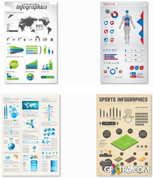 Infographics Collection #2 - 25 EPS Vector Stock
