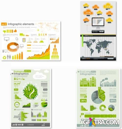 Infographics Collection #2 - 25 EPS Vector Stock
