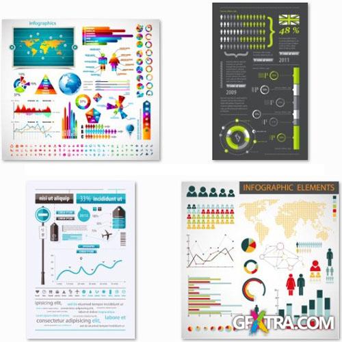 Infographics Collection #2 - 25 EPS Vector Stock