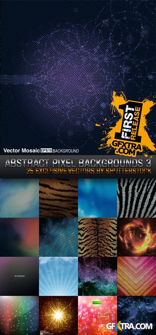Amazing SS - Abstract Pixel Backgrounds 3, 30xEPS