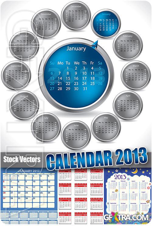Calendar 2013 #3 - Stock Vectors