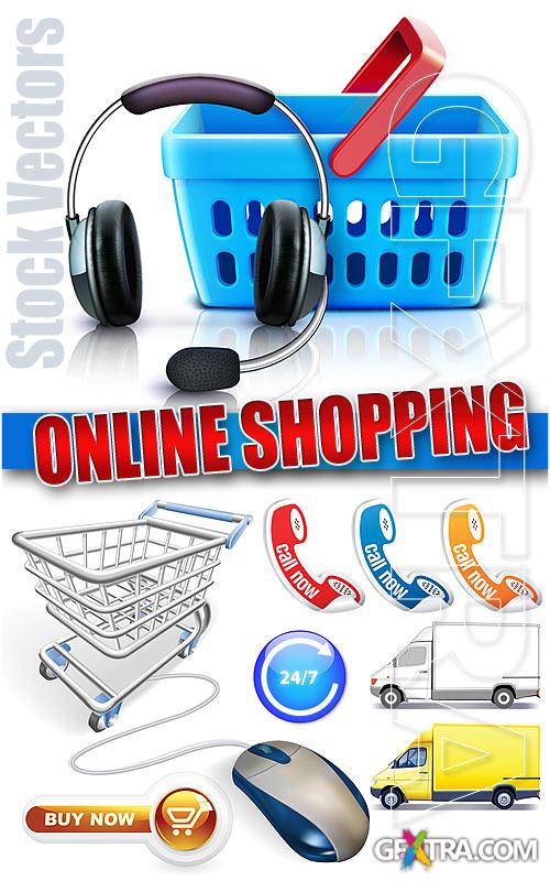 Online Shopping - Stock Vectors