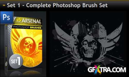 Go Media's Arsenal - Complete Photoshop Brush Sets 1-14 (2314 Brushes)