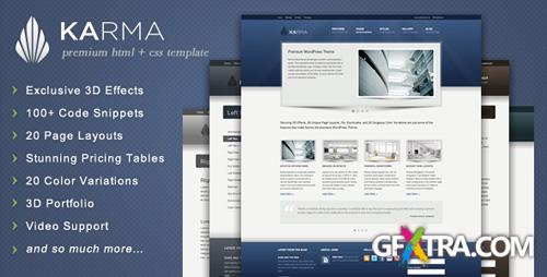 ThemeForest - Karma - Clean and Modern Website Template