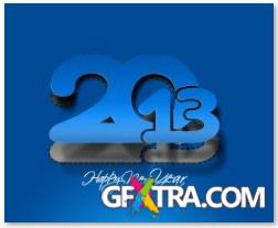 New Year - 2013 - 25 EPS Vector Stock