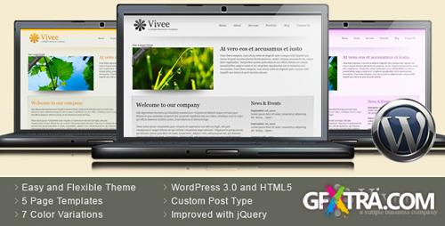 ThemeForest - Vivee v3.0 - Clean Business WordPress Theme - 7 Color