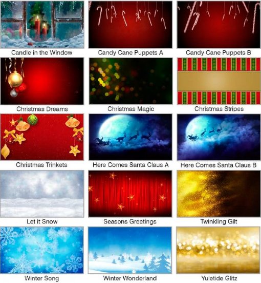 Animated Christmas Canvases 2
