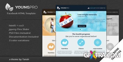 ThemeForest - Youngpro HTML Facebook Template - RIP