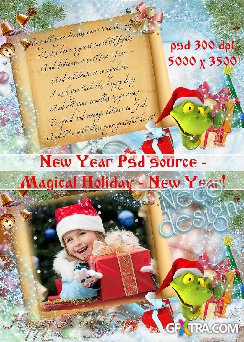 New Year PSD source - Magical Holiday - New Year