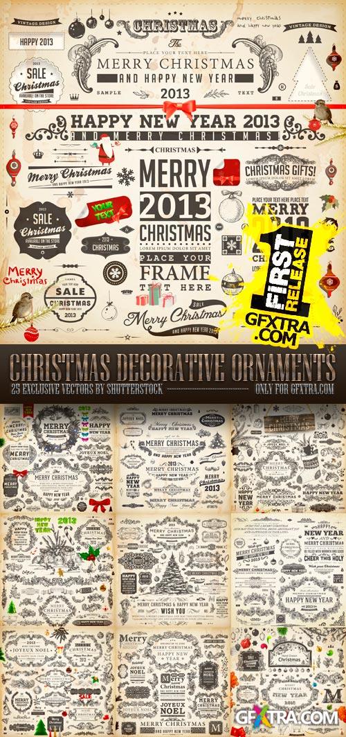 Amazing SS - Christmas Decorative Ornaments, 25xEPS