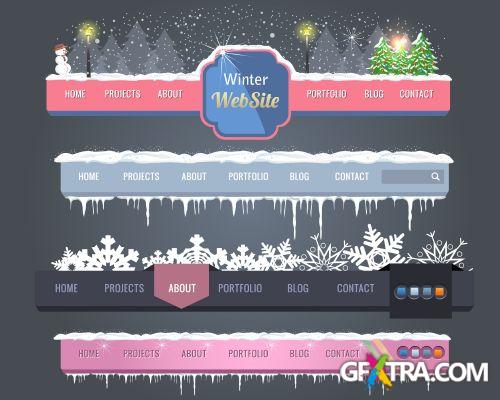 Snow Design Elements 41xEPS