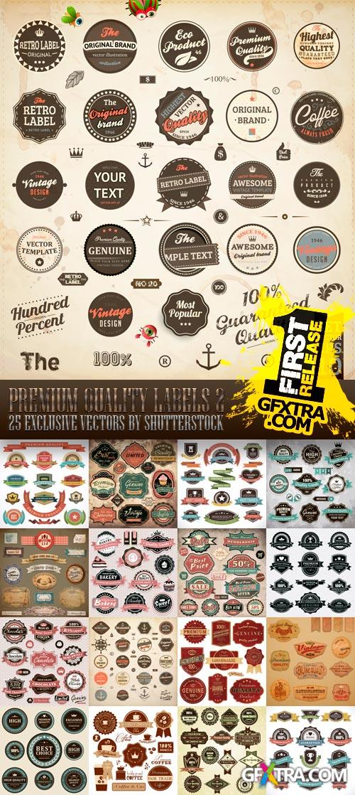 Premium Quality Labels #2, 25xEPS