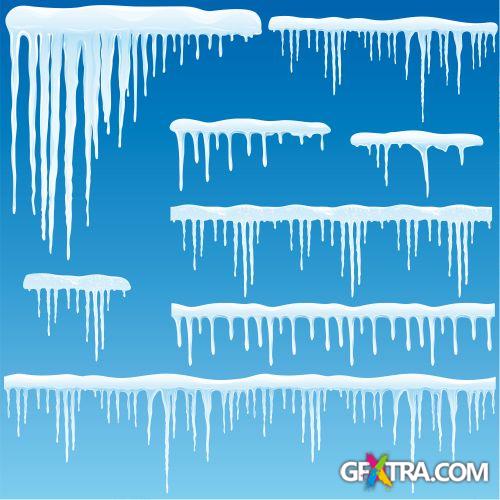 Snow Design Elements 27xEPS