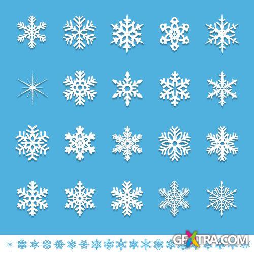Snow Design Elements 27xEPS