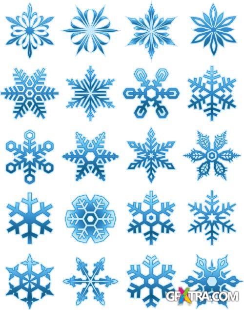 Snow Design Elements 27xEPS