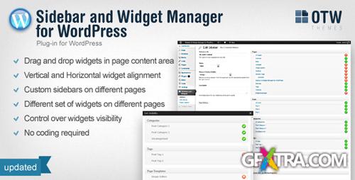 CodeCanyon - Sidebar & Widget Manager for WordPress v1.2