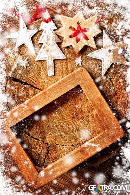 Vintage Christmas Backgrounds 50xJPG