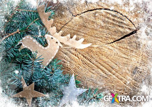 Vintage Christmas Backgrounds 50xJPG