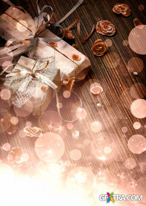 Vintage Christmas Backgrounds 50xJPG