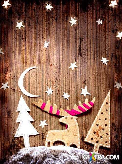 Vintage Christmas Backgrounds 50xJPG