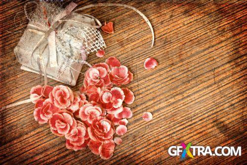 Vintage Christmas Backgrounds 50xJPG