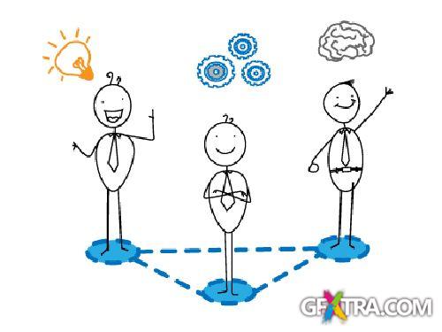 Success Organization Simple Toons 50xEPS