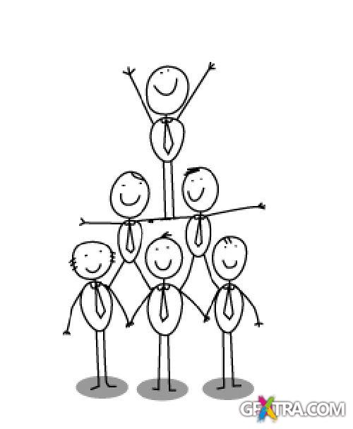 Success Organization Simple Toons 50xEPS