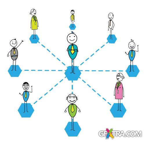 Success Organization Simple Toons 50xEPS