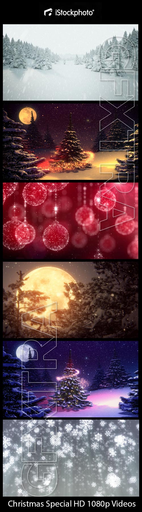 Snowing Christmas Videos 6xMOV Snowing Christmas Videos 6xMOV