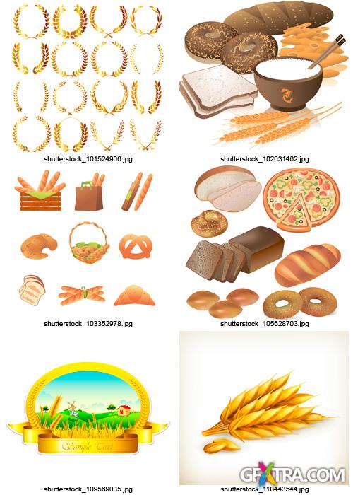 Amazing SS - Wheat and Bread, 25xEPS Amazing SS - Wheat and Bread, 25xEPS