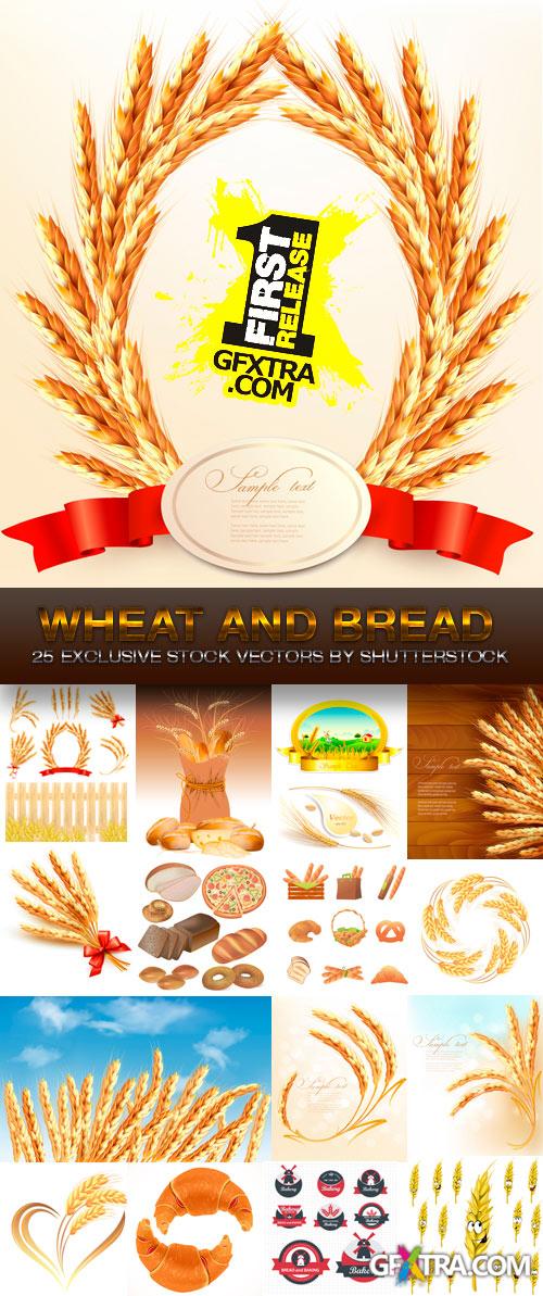 Wheat and Bread 25xEPS Wheat and Bread 25xEPS