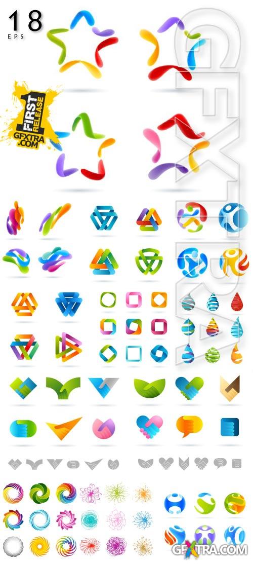 3D Vector Design Elements II, 20xEPS