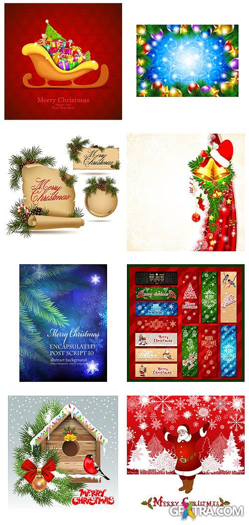 SS New Year &amp; Christmas 2013 #2 - 20 stock vector