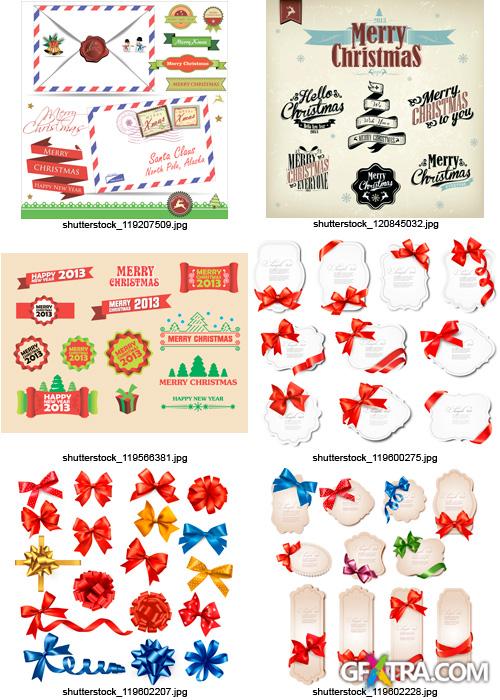 Amazing SS - Christmas Labels &amp; Design Elements 2, 25xEPS