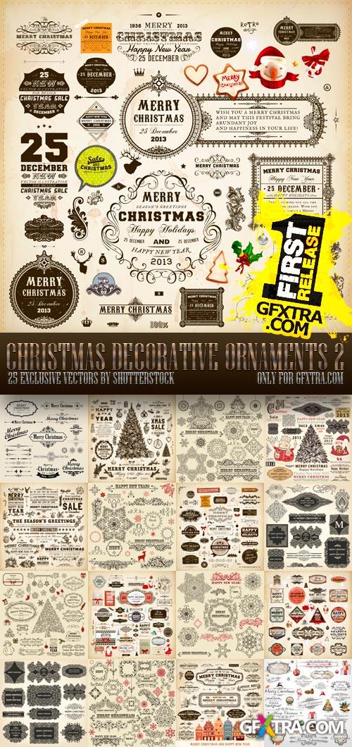 Christmas Decorative Ornaments #2, 25xEPS