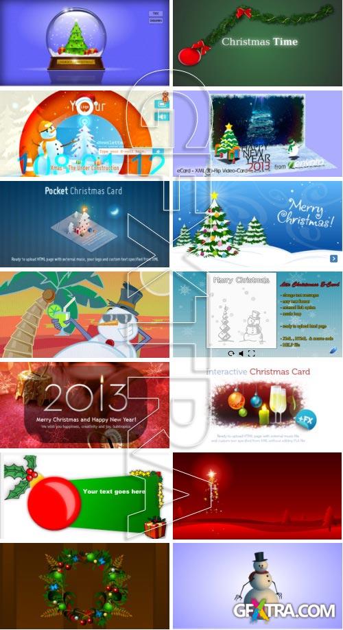 ActiveDen - 2013 Christmas Bundle, 91 Flash Templates!