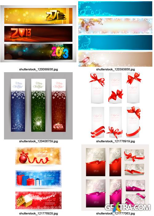 Amazing SS - Christmas Banners &amp; Cards 4, 25xEPS