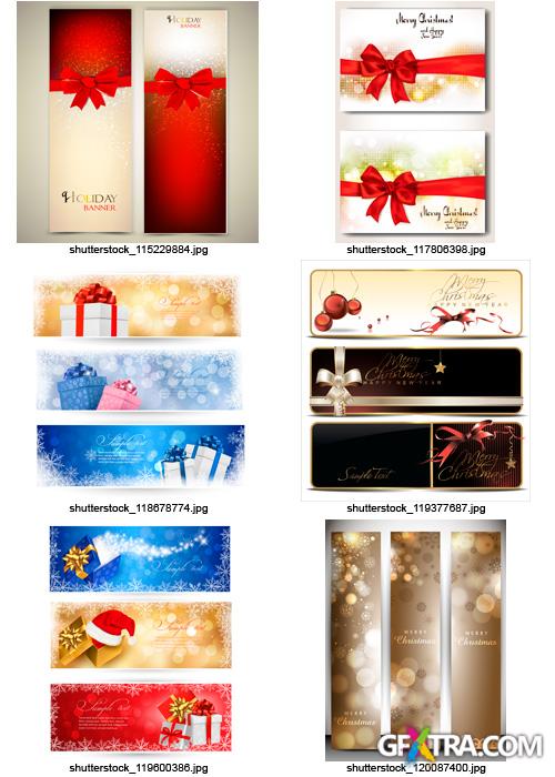 Amazing SS - Christmas Banners &amp; Cards 4, 25xEPS