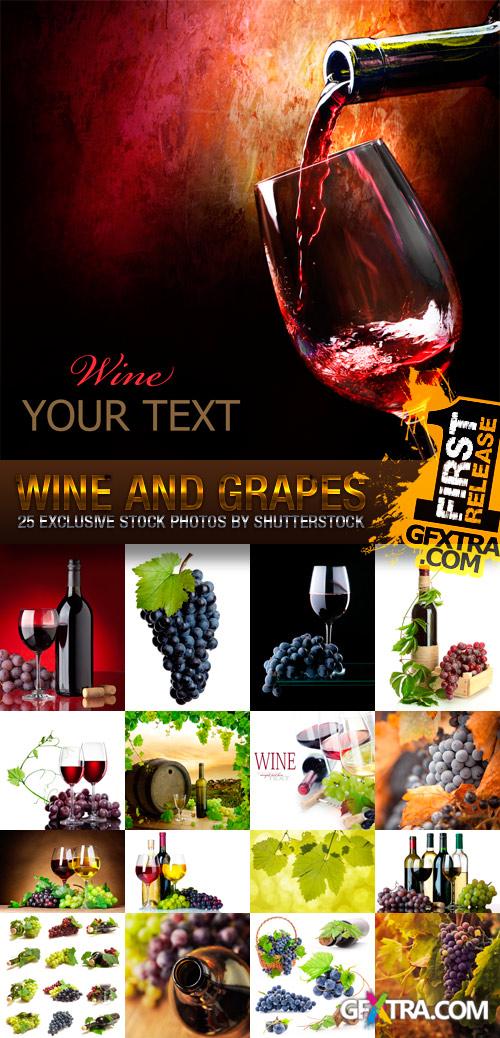 Wine & Grapes #1, 25xJPG