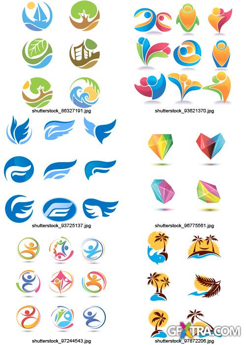 Amazing SS - Abstract Symbols &amp; Logotypes, 25xEPS