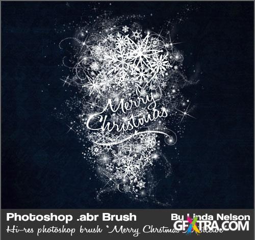 Snow Swirl Photoshop Brushes