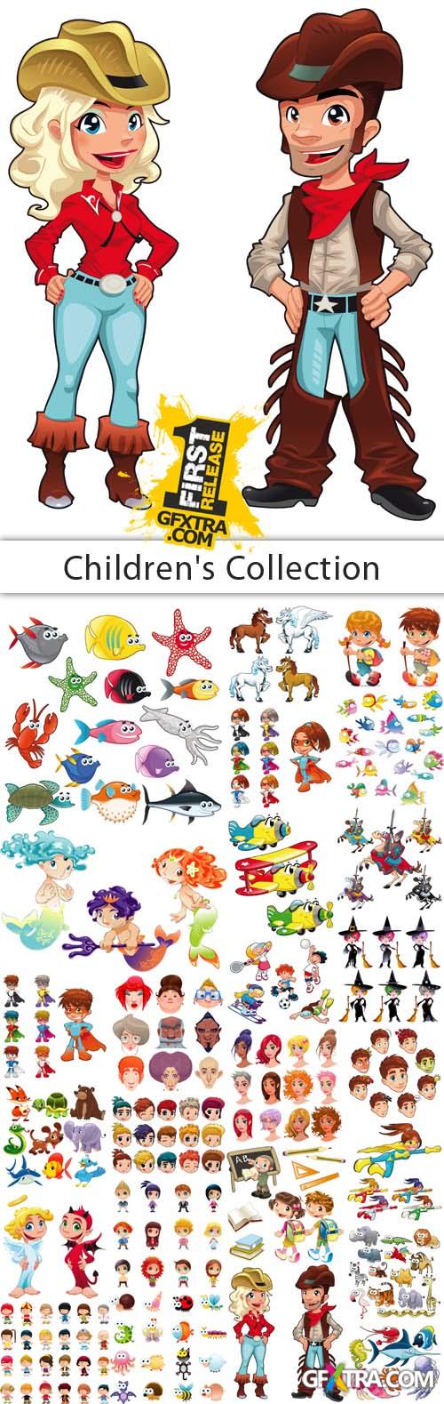 Children's Collection - Vector Stock Children's Collection - Vector Stock