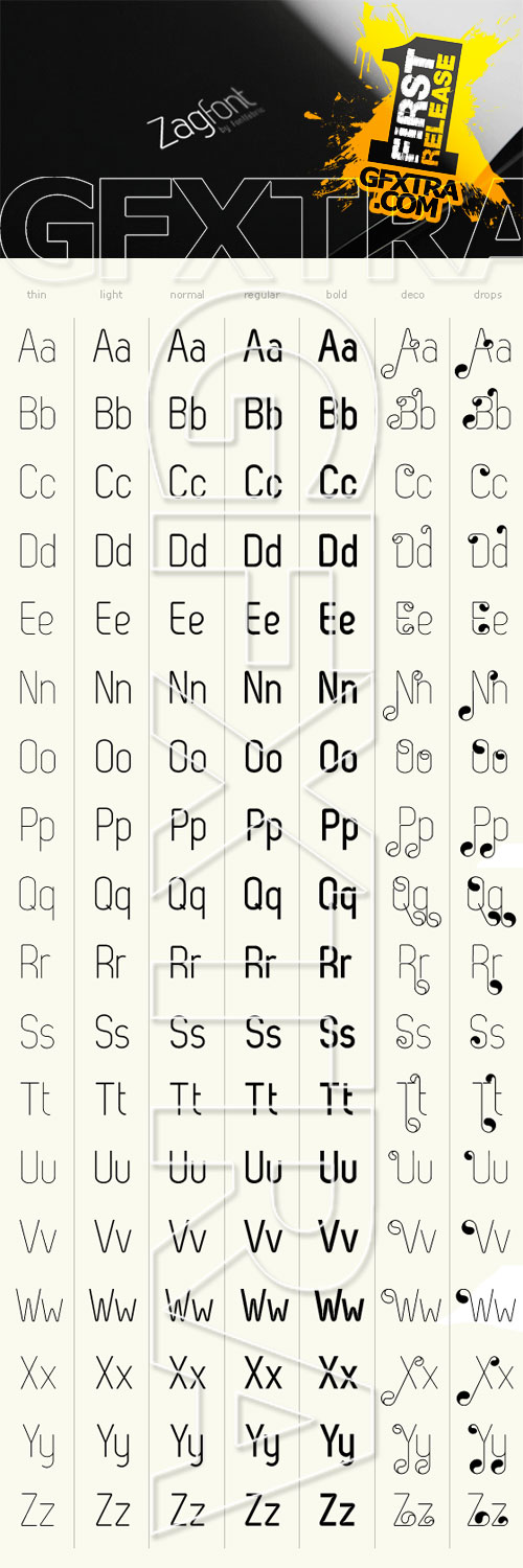 Zag Commercial Font Family! Web, Print and Motion Graphics FULL! Zag Commercial Font Family! Web, Print and Motion Graphics FULL!
