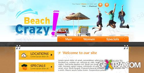 ThemeForest - Holiday Beach Shop Website 01 - 22747