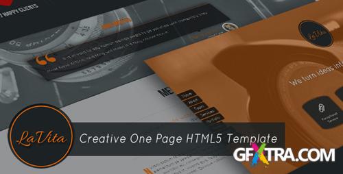 ThemeForest - LaVita - Creative One Page HTML5 Template