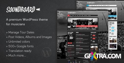ThemeForest - Soundboard v1.05 - a Premium Music WordPress Theme