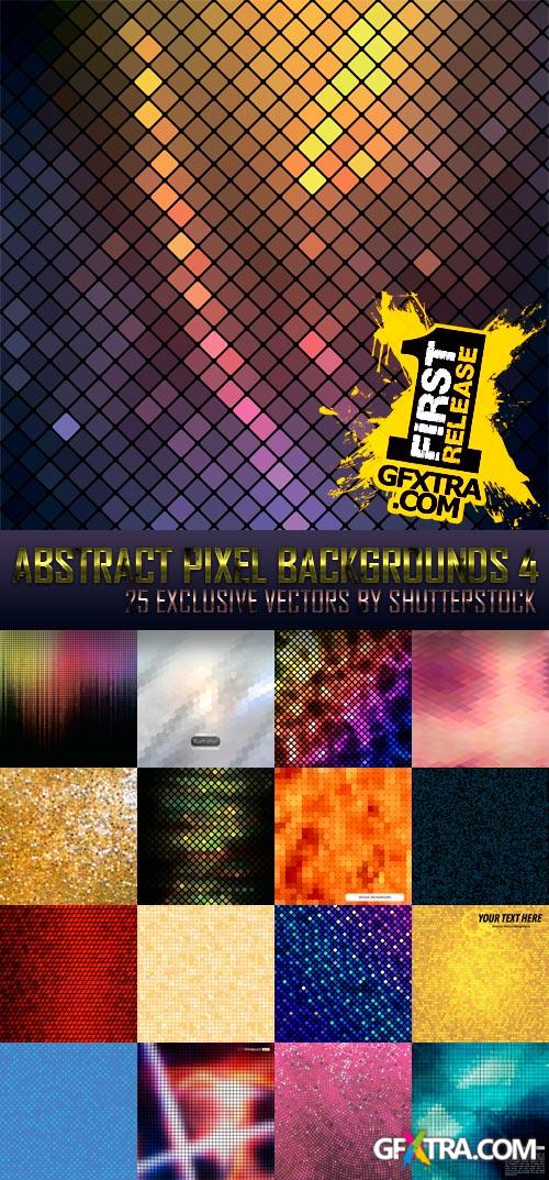 Amazing SS - Abstract Pixel Backgrounds 4, 25xEPS